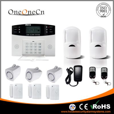 China GSM Wireless Security Alarm System LCD display and  Auto dialer for sale