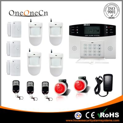 China PSTN  LCD Display Wireless Security Alarm Sytem with dial-up for home for sale