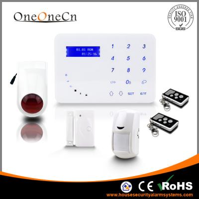 China Intelligent Touch Keypad GSM Wireless Security Alarm System With Tamper Alarm APP for sale