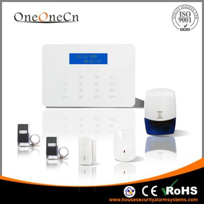 China Auto Dial Intelligent GSM Diy Home Alarm Systems 29 Wireless Defence Zone for sale