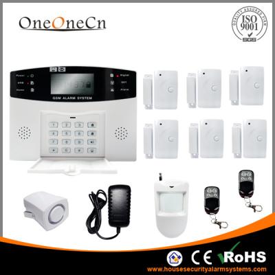 China Multi Languages GSM Security Alarm System Door / Window Contact for sale