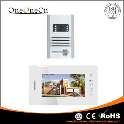 China Super Thin 7'' LCD Touch Keypad Intercom Video Door phone Metal Outdoor Unit OC319201 for sale