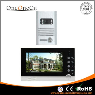 China Metal outdoor unit 7'' LCD Wired Intercom Video Door phone for villa OC316202 for sale