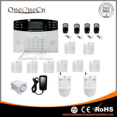 China Intelligent Burglar Alarm System LCD Voice Prompt Remote control for sale