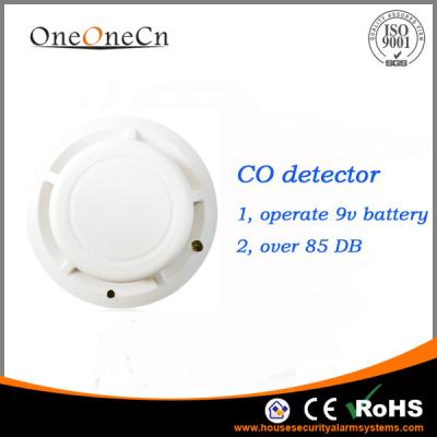 China Alone Gas Detector Carbon Monoxide Detector Alarm Battery Operated for sale