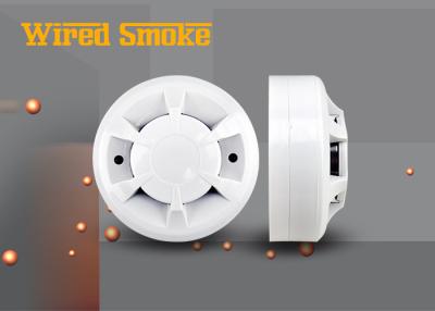 China Wire Photoelectric Cigarette Smoke Detector Fire Alarm Manufacturer Work In DC9-36V for sale