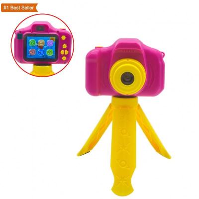 China Fun Cute 2.0 Inch Visual Digital Camera Kids Instant Camera Kids Gift Camera Jumon Built-in Games With Tripod Kids Photo Camera for sale