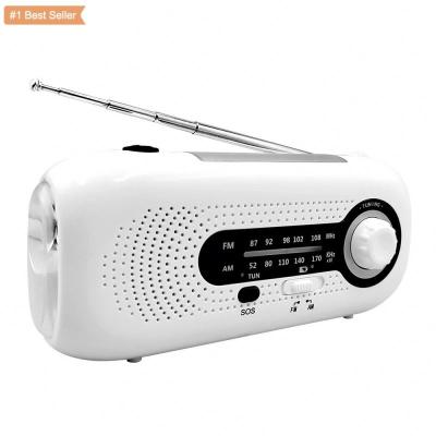 China Jumon Emergency Weather Solar Power am/FM/NOAA PORTABLE WB Weather Forecast Radio with 2000mAh Portable Power Bank for sale