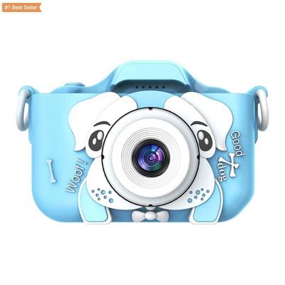 China Cute Toy Dog Mini Digital Camera IPS Screen Photo Children's Camera Education Toys For Kids Camera For Kids Birthday Gift for sale