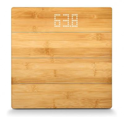 China Body Weight Scale Jumon Digital Bamboo Electronic Bathroom Scale For Body Weight Bath Scale With 440 Pound Digital Scale Top Capacity for sale