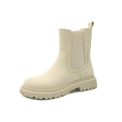 China Fashion Flat Wholesale High Quality Side Zipper PU Kids Girls Anti-slippery Hard Sole Boots for sale