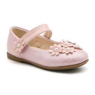 China New Flat Children Fashion Soft Soled Breathable Princess Girls Dress Shoes Student Ballerina for sale