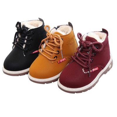 China 2021New Winter Kids Boot Breathable Shoes Warm Anti-slippery for sale