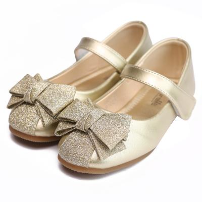 China Flat Girl Dress Party 2022 New Fashion Girls Kids Shoes Children Mary Jane Bow Flats Dance Shoes Shoes Flats for sale