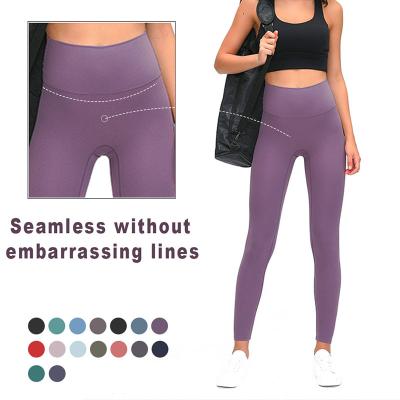 China 2021 Wholesale High Quality Breathable Seamless Sexy Girl Women Sports Fitness Leggings Workout Leggings Use Custom Skinny Yoga Pants for sale