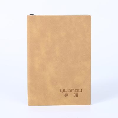 China Printed A5 Pink Faux Leather Loose Leaf Notebook Refillable Journal With Clasp for sale