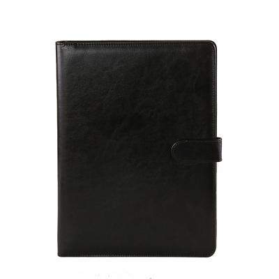 China Folder Office Supplies Stationery Leather Documents Information Folder Simple Logo Printing for sale