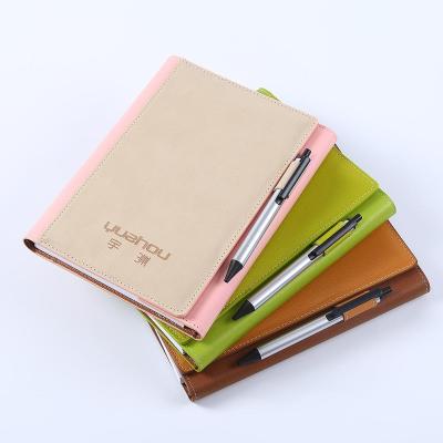 China High Quality Spiral Custom Design To Emboss Logo Notebook With Pen for sale