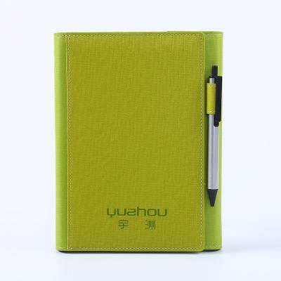 China Wholesale A5 Spiral PU Leather Cover Spiral Notebook with Custom Printing for sale