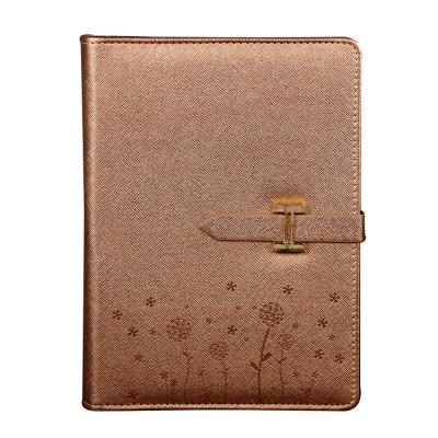 China Magnetic Business PU Leather Sheet This Customs Office Wholesale Supplies Notes Gift Notebook for sale