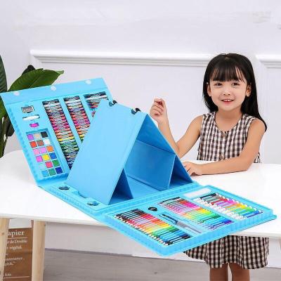 China DIY Paint Joybox Best Selling Pencil Case Rolling Brush Pen Set Stationery Children Watercolor Pens Markers Painting Art Drawing Set for sale