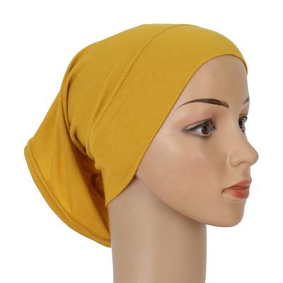 China Wholesale Modest Premium Modal Indian Hat Wholesale Multicolor Elastic Tube Bottom Hat ninja hijab Arab Hat for sale