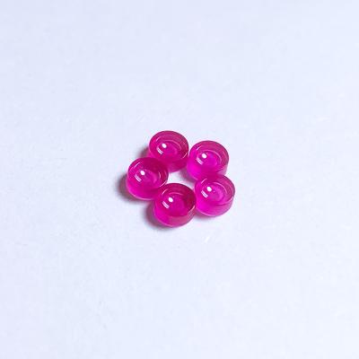 China High Quality Instrumentation Spherical Ruby Bearings From Factory 2.6mm*1.3mm*R1.5mm for sale