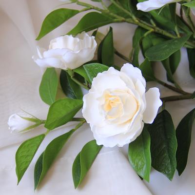 China Silk Gardenia Falsche Feiertagsblumen zu verkaufen