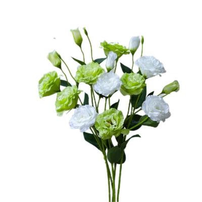 China OEM Seiden Lisianthus künstliche Blumen für Wohnzimmer Tisch zu verkaufen