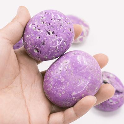 China China Hot Sale High Quality Reiki Phosphosiderite Energy Healing Crystal Palm Stone For Decoration for sale