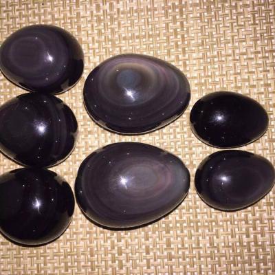 China China wholesale gemstone yoni crystal egg set natural healing rainbow obsidian crystal egg for healing for sale