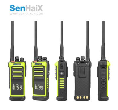 China SenHaiX 2020NEW UHF 10W DMR Walkie Talkie GT-10D Rainproof Digital Radio with Hidden Display Portable Radio 3000mAh for sale