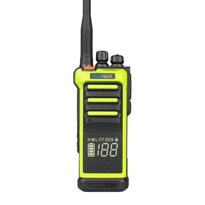 China Digital Walkie Talkie DMR Transmitter 10w Woki Toki Portable Two Way Radio for Police UHF 3000mAh for sale