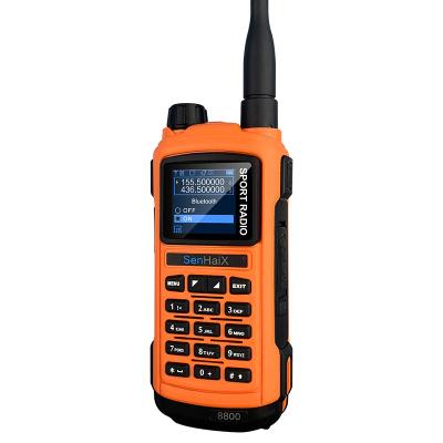 China Amateur Radio SenHaiX 8800 Dual Band Radio Programmable by Phone with FCC/CE Approval Construction Radio 1750mAh for sale