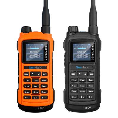 China Sports Walkie Talkie Boosting Two Way Radio VHF UHF Radio FM VOX CB Dual Band Radio For Outdoor 1750mAh for sale