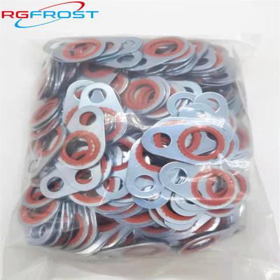 China Auto AC Car Air Conditioner Compressor System Gasket Gasket Kit Gasket A/C A/C Shaft Seal Silver for sale