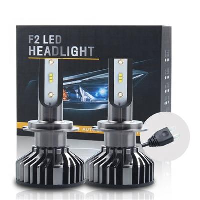 China F2 72w 6000K Led Light 8000lm Car Lamps H1 H7 9005 880 Blub Head Lamp 70 x 30 x 30mm for sale