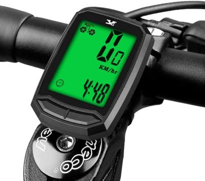 China Waterproof Wireless Bicycle Tachometer Cycle Bike Computer Bicycle Odometer with LCD Display and Multi-Functions SE-LBTL-507 for sale