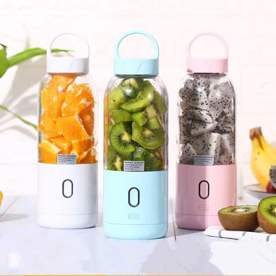 China Car Mini Vitamer Blender, 500ml 4000mAh Stand Cordless Automatic Moothie Blender Ice Crusher Blender Juicer Cup with USB for sale