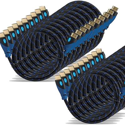 China HDTV Series Ultra - High Speed ​​Video Cable with Ethernet 5 Bundles (4 ft) - Supports 3D and Audio Return Channel [Latest Version] - for sale