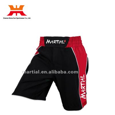 China BLACK FOUR WAY 100% Polyester WARP FUSSION II STYLE STRETCH Muttahida Majlis-e-Amal FIGHT SHORTS for sale