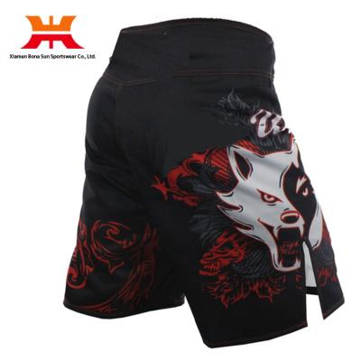 China Spandex/Polyester Customized Adult Sublimated Muttahida Majlis-e-Amal Kickboxing Fighting Striker Shorts for sale