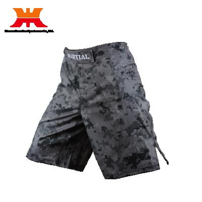 China Spandex/Polyester Fashion Gray Elastic Band Muttahida Majlis-e-Amal Abandoned Position Camouflage Shorts for sale