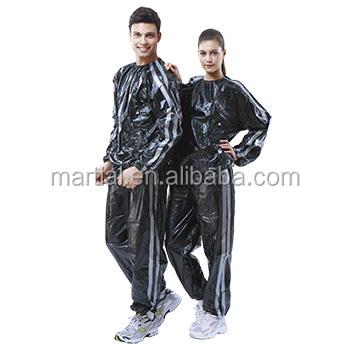 China Polyester. Polyester/PU Coated Fashionable Disposable Sauna Sweat Suit for sale