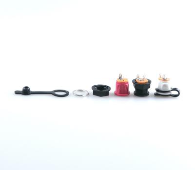 China Dc-022 Waterproof Power Socket DC Jack DC-022 5.5x2.1mm DC Power Plug With Nuts DC-022 for sale