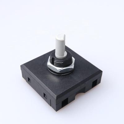 China PA66/copper 32*32MM 3 position electric household appliance 10A 250V rotary switch for sale