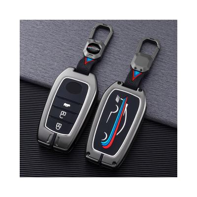 China Simple Good Performance Specialize Folding Car Buckle Shell Zinc Alloy Silicone Car Head Case For Honda for sale