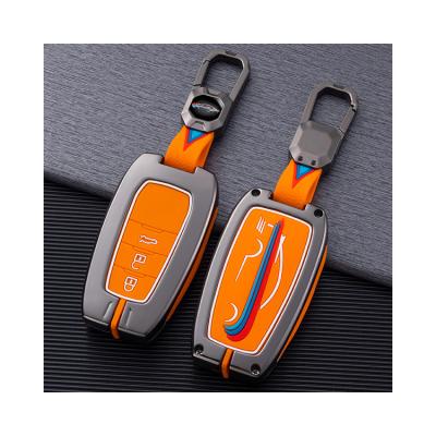 China 2022 New Insurance Simple Fashionable High Quality Zinc Alloy Silicone Car Key Case For Toyota C for sale