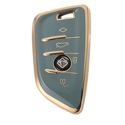 China Environmental Friendly For BMW Key Case 1/3/5/7 Series 530 Fashion Shell iX3 Key Bag x1X3X5X4X7X6 Bag x1X3X5X4X7X6 Case Luxury Key Buckle Protective Car for sale