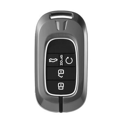 China Remote Key Shell For Honda Luminous Metal Shell Key Case Luminous Wholesale Cover Car Factory Upgrade Function for sale